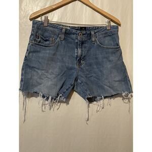 AG Adriano Goldschmeid The Protege Cut Off Shorts Womens SZ 33 Denim